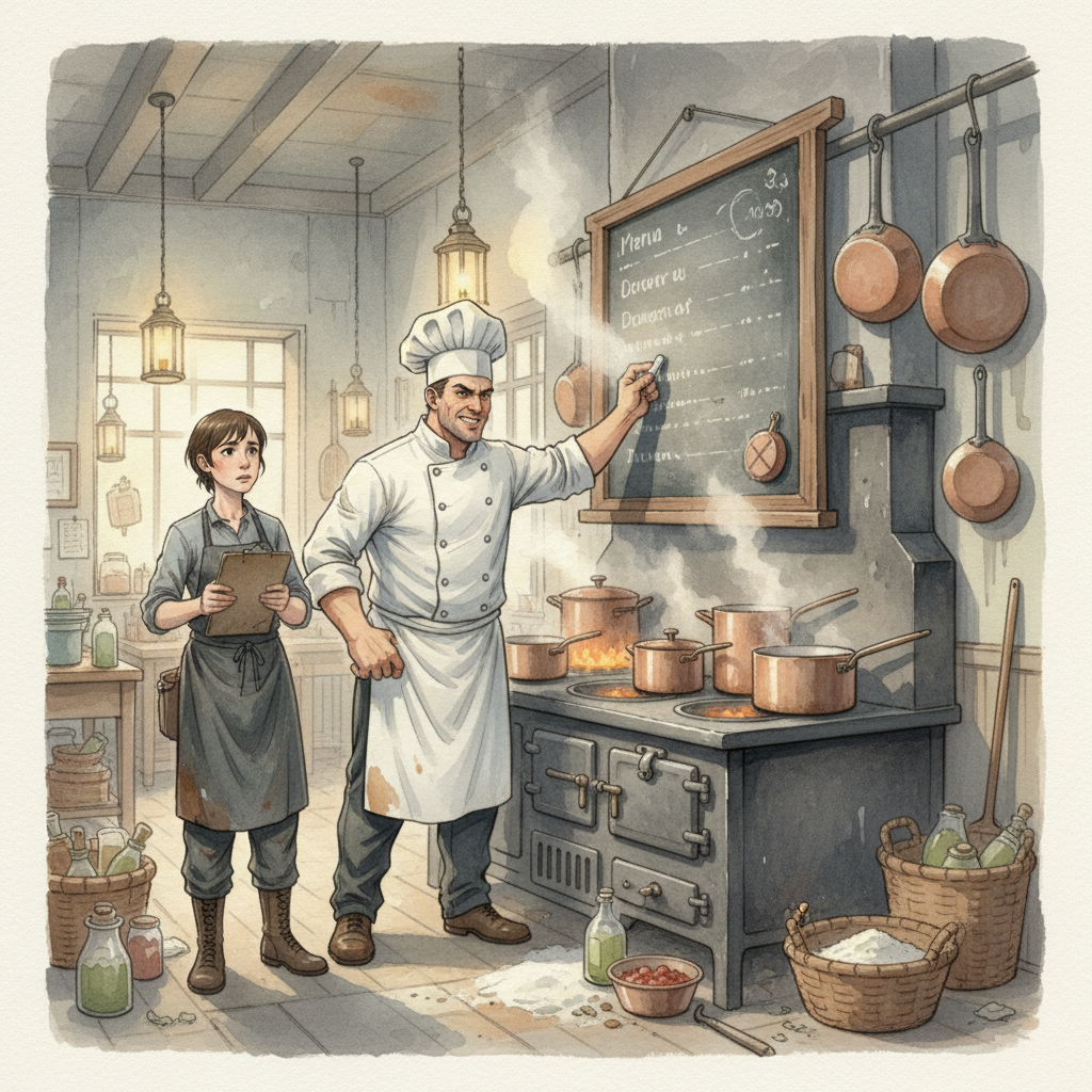 Inventory Night at Lantern Kitchen