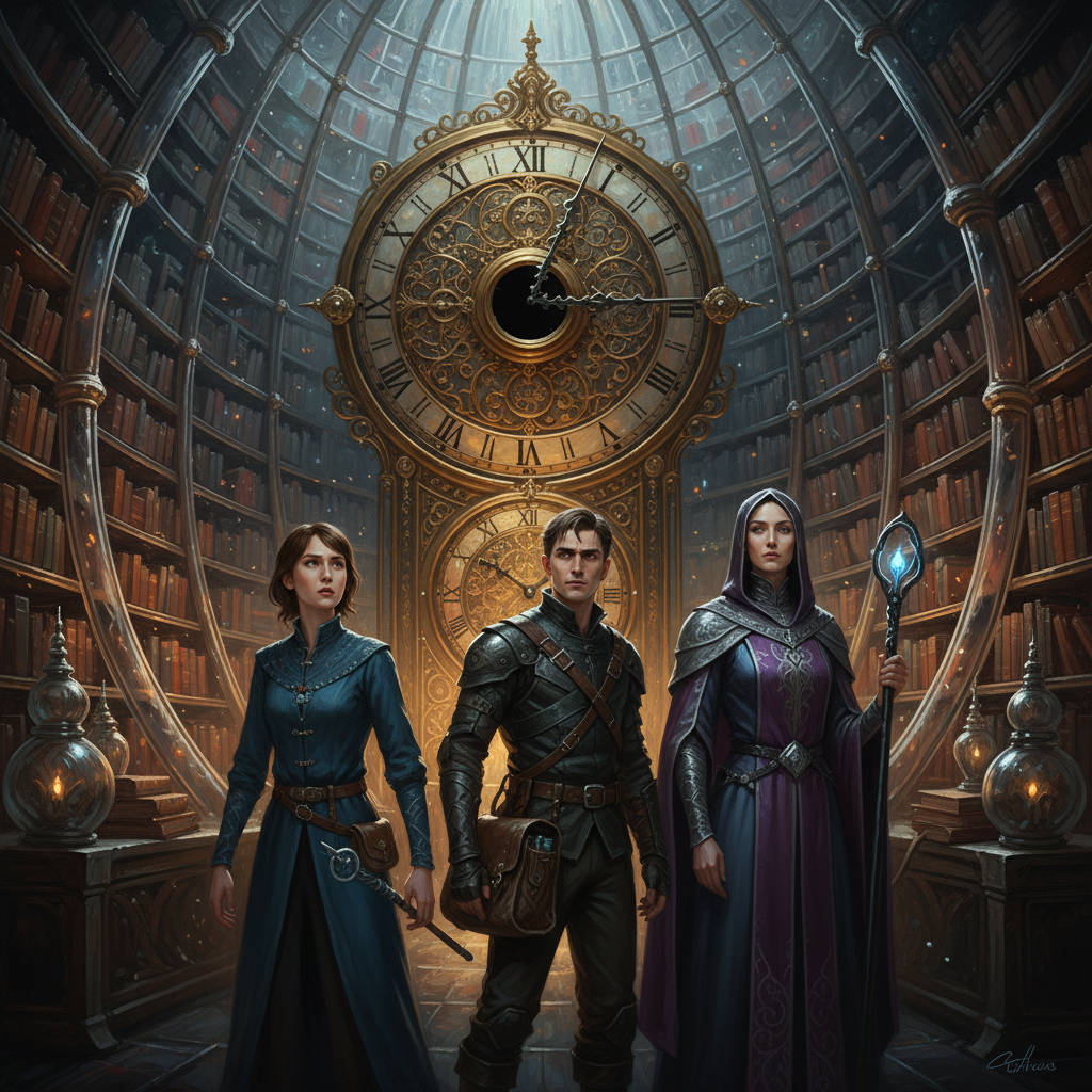 The Glass Librarian's Missing Hour cover