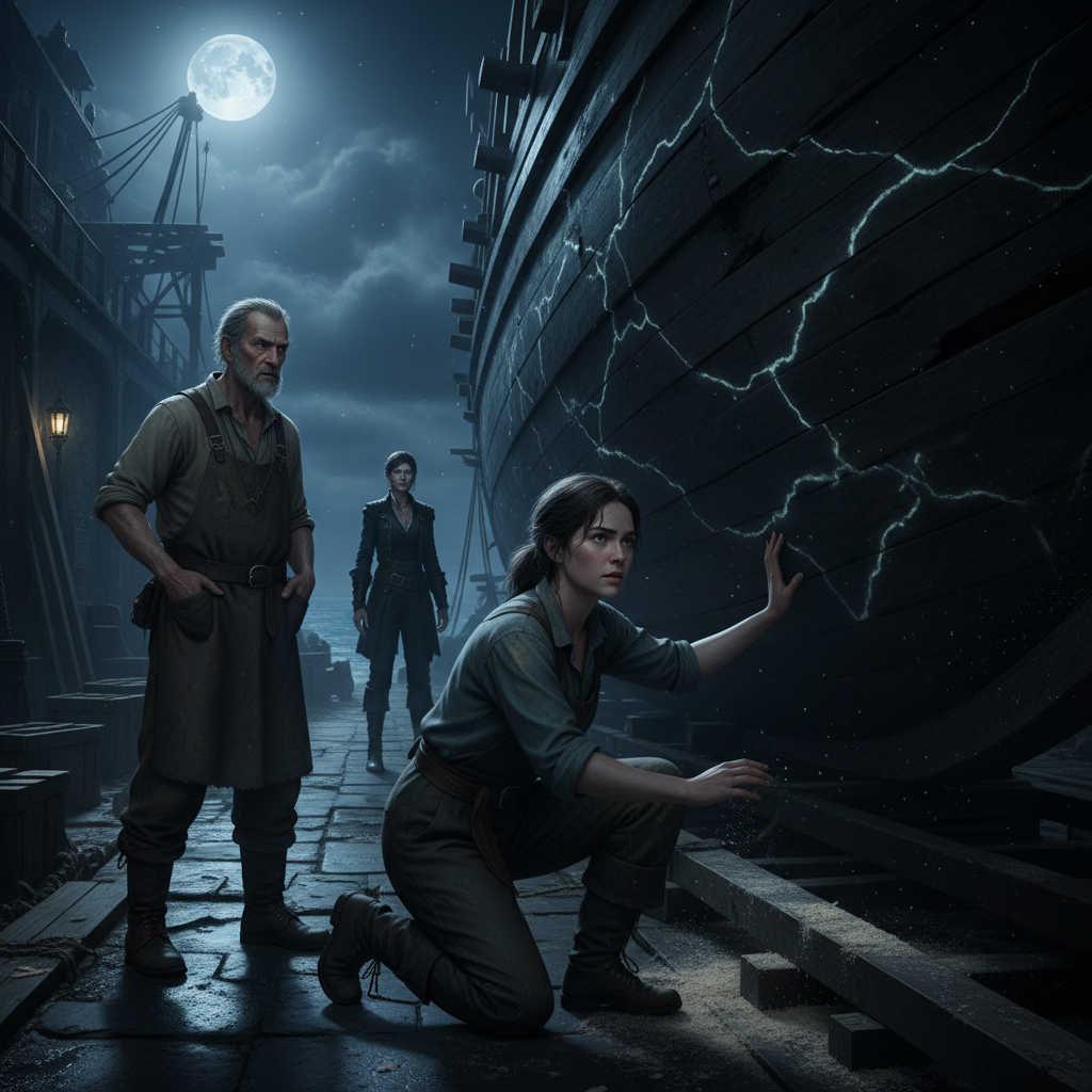 The Shipwright's Daughter and the Nine Storm Map cover